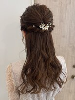 シュピネ(choupinet) お呼ばれハーフアップ