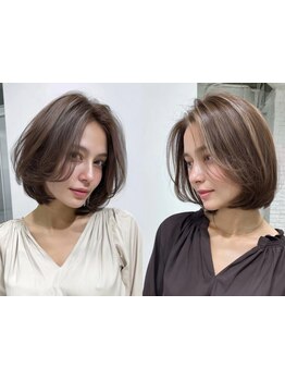 あなただけの厳選カラーで自分史上最高の透明感♪[秦野/イルミナカラー/髪質改善/ダブルカラー/ハイライト]