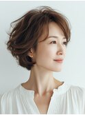 クラゲヘアー/小顔/ココアベージュ/オリーブグレー/川西