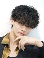 オーシャントーキョー 心斎橋(OCEAN TOKYO WEST)&nbsp;シャドウパーマシースルーラウンドマッシュ波巻きパーマウルフ