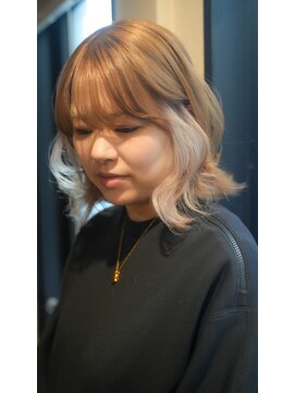花鳥風月 ホワイト・ベージュ×インナーカラー