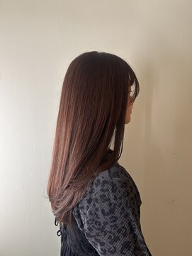 プランタンシエル(printemps CIEL) レイヤーカット ピンクベージュ