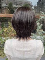 ハープット 府中けやき並木店(HearPut)&nbsp;レイヤーカット/くびれショート/襟足/インナーカラー/暗めカラー