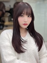 ソラ 広尾店(SORA)&nbsp;レイヤーカット/ピンクブラウン/内巻き