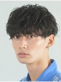 渋谷緩めシャドウパーマ波巻きスパイラルルーズパーママッシュ