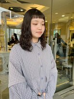 ヘアーエスクールフェイス(hair S. COEUR face)&nbsp;オン眉×パーマ