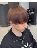 ニュアンスナチュラルラウンドマッシュミルクティーベージュ