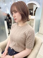 アカンサス バイ ミリー 高槻店(acanthus by milly)&nbsp;30代40代50代人気スタイルくくれるギリギリの外はねボブスタイル