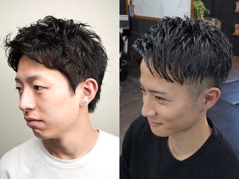 ZEAK hair design 山下本店【ジーク】の写真/【バーバー/メンズサロン/理容室】学生～社会人まで幅広く貴方のなりたいを叶える☆メンズパーマ/メッシュ