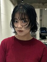 フゾンカウチ(fuzon kauti) ボブパーマウルフパーマ顔周りレイヤー20代30代
