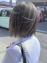 ブレイズヘアー(BLAZEhair) 【ブリーチで赤み除去】グレージュ×ブリーチ1回