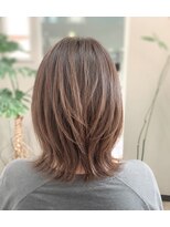 ヘアーフォーカス&nbsp;【お悩み解決】柔らか縮毛矯正×品格レイヤーで叶える艶髪ミディ