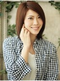 ふんわりフォルムのニュアンスボブで、大人っぽく。 巣鴨店