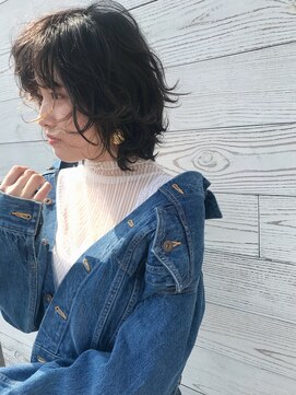テラバイアフロートシーグラスコテージ (terra by afloat SEAGLASS COTTAGE) 抜け感レイヤーボブ　テラバイアフロート松子　二子玉川