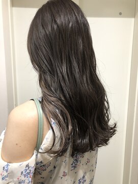 ルー(loup) ☆インナーカラー☆ミルクティーベージュ/イヤリングカラー/福岡