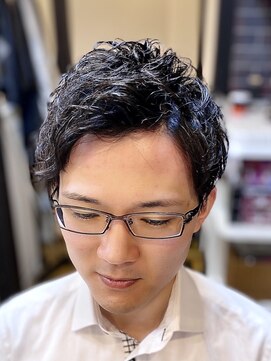 ミオスタイル 原尾島店(MIOSTYLES) 隠しツーブロアップバング