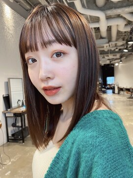 ガーデントウキョウ(GARDEN Tokyo) 【GARDEN荒井夏海】サラッとまとまるストレート×小顔前髪