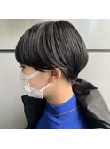 大人可愛い20代30代小顔丸みショートボブマッシュ【中目黒】