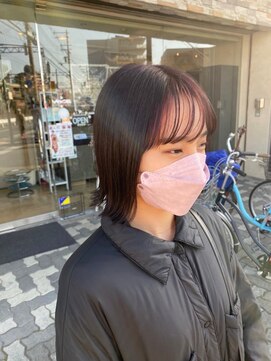 ヴォーチェ フォーヘアー(VOCE for hair) 大人かわいい☆20代30代40代小顔ネオウルフブラウン透け感バング