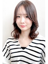 ノノリリ(NONORIRI)&nbsp;大人かわいい愛されナチュラル前髪なしふんわりパーマツヤ感