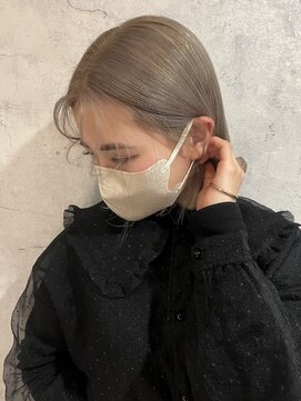 ティアム 渋谷店(Tiam shibuya) ミルクティーベージュ/ベージュ/ブリーチカラー/渋谷