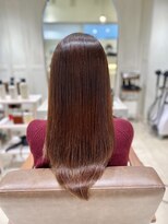 フォルテ 横浜店(FORTE)&nbsp;モテ髪ヘアカタログ、外ハネボブ、ペールベージュ、髪質改善