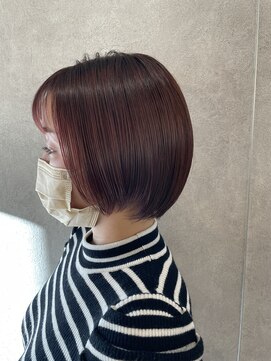 ソレイユバイエルズ(soleil by ailes) ブリーチなしくすみピンク