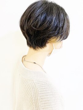 モリオ フロム ロンドン 成増店 【morio成増/玉井】ハンサムショート 暗髪