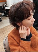 『真通知弘』簡単スタイリングのカジュアルボブパーマスタイル