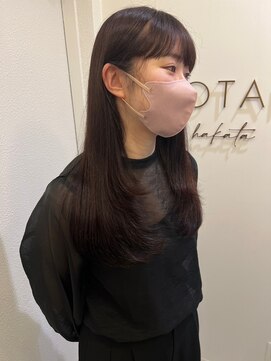 ボタン ハカタ(VOTAN hakata) 【YU_KA】チョコレートカラー×レイヤーカット