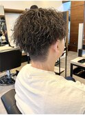 【IRIE HAIR赤坂】スパイラルパーマ×ソフトツーブロック×束感