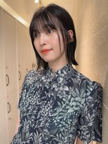 サンドシーン(sand scene)&nbsp;20代30代40代丸みショートボブマッシュ前下がりレイヤー