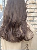 表参道roijir ココアベージュ×ほつれウェーブ
