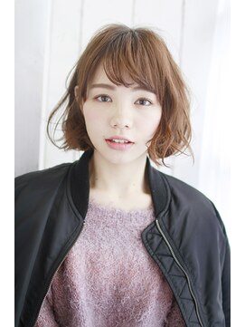 シュシュット(chouchoute) 韓国ボブレイヤーロンググレーベージュ黒髪質改善前髪パーマ/124