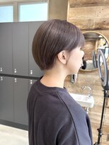 ベイショア(Bay Shore NY)&nbsp;丸みショート/ダブルカラー/グレージュカラー