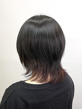 リッシュ 馬込沢店(RISHE) ダークレッド/インナーカラー/ウルフカット