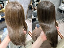 透き通るような透明感で、肌に自然な輝きをプラスします。【津田沼駅/学割U24/インナーカラー/韓国】