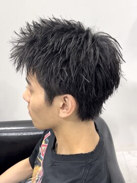 ザ アクネ 岡崎竜美丘店(THE ACNE) ＊スパイキーショート/メンズカット/アップバンク