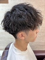 銀座マツナガ 浅草店&nbsp;ツイストスパイラルパーマ/波巻き/ツーブロ/フェード