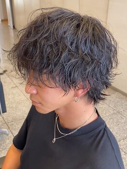 ギブ 豊田市駅店(GIVE)の写真/【豊田市】メンズのトレンド《ツイストパーマ/波巻きパーマ》無造作な印象でオシャレに◎