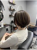 白髪ぼかしハイライト