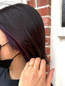 ダスティ 塩尻店(Dasty) イヤリングカラー/パープル