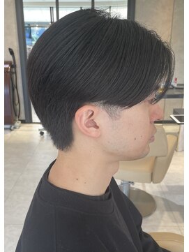 カインド 南青山(hair&make up KIND) 刈り上げセンターパートニュアンスデザイン刈り上げショート