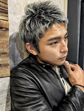 トルネード(TORNADO) スパイキーボウズショート アッシュグレー バズカットA1205