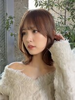 メゾンアクア 表参道(Maison ACQUA)&nbsp;切りっぱなしボブ/レイヤー/ボブルフ/くびれ/ミディアム/小顔