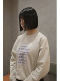 ボブボブカット顎ボブ重めボブ