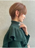 イメチェンショート外はねボブ美髪ブルーブラックワイドバング