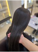 【髪質改善トリートメント】うる艶カラーとトリートメントで艶髪