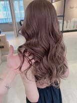 ペレ 栄 アネックス(PELE栄ANNEX) 韓国 くびれロング レイヤー ワンホンヘア 小顔前髪