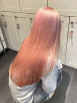 ベレーザ 渋谷(BELEZA)&nbsp;14914ブリーチ＆ダブルカラーベビーピンクホワイトピンク